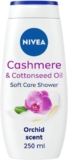 Best Deal on Nivea Cashmere & Cotton Oil Shower Gel (250ml), Body Wash with Vitamin C, E, and Precious Oils, Protects Skin from Drying Out and Leaves it Touchably Smooth – Only 1.2!