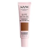 NYX Professional Makeup Bare With Me Tinted Skin Veil, BB Cream, Hydrating Aloe and Cucumber Extract, Skincare Inspired, Light Coverage, Deep Mocha – Tinted BB cream