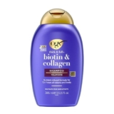OGX Biotin and Collagen Volumising Hair Shampoo, Thick and Full, with Vitamin B7 Biotin, and Collagen, for Fine Hair, Sulfate Free Surfactants, 385ml – Hair thickening shampoo