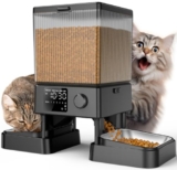 oneisall 5L Automatic Cat Feeder with Timer for 2 Cats, Knob Model Automatic Feeders for Cats Dogs, Dry Food Cat Food Dispenser Auto 10s Voice Recordings – Pet feeder