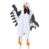 Best Deal on Onesieshow Animal Kigurumi Pyjamas Halloween Onesies Adult Kids Cartoon Seagull  Cospaly Costume Cosplay Prop Halloween Costume – Only 21.29!