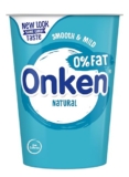 Onken Natural Fat Free Yogurt, 450g – Natural yogurt