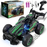 Perbabe RC Car Remote Control Cars, 2.4GHz 20+KM/H High Speed Radio Controlled Cars 2WD RTR All Terrain Off-Road Race Car with Rechargeable Battery Toy Gifts for Kids Boys Girls 3 4 5 6 7 8 9 10 – Remote control car