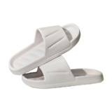 Best Deal on Pillow Slippers for Women and Men Soft Indoor House Shoes Soft Thick Sole Non-Slip Shower Slides Lightweight Comfortable Home Sandals Outdoor Indoor Slippers Beach Pool Slides Grey – Only 0.69!