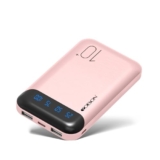 Best Sale on Portable Charger 10000mAh Slim USB C Input and Output Power Bank with LED Display Lightweight External Battery Pack Compatible for iPhone 14/13/12, iPad, Samsung etc. (pink(mini)) – Only 7.26!