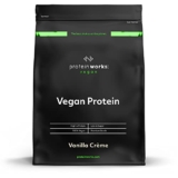 Protein Works – Vegan Protein Powder, Plant Based Protein Shake, Vegan Blend, Gluten Free, 16 Servings, Vanilla Crème, 500 g – Protein powder for women