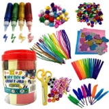 Ram© Giant 200 Pieces Kids Childrens Craft Art DIY Jar Large Crafting Crafts Large Toy Set – Craft kit