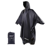 REDCAMP Waterproof Rain Poncho with Hood and Arms for Camping Hiking, 3 in 1 Giant Large Lightweight Reusable Raincoat Poncho for Men Women Adults (Adult-Navy Blue, Large) – Plus size rain poncho