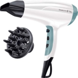 Remington Shine Therapy Hair Dryer (Ionic, 90% more Ions for Frizz Free Shine, Powerful, Fast Professional Drying, Diffuser, Concentrator, 3 Heat / 2 Speed Settings, Cool Shot, 2300W) D5216 – Hair dryer