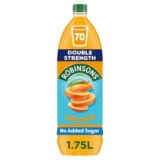 Robinsons Double Strength Orange No Added Sugar Squash 1.75L – Orange juice (no added sugar)