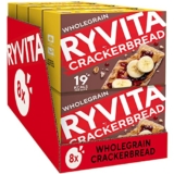 Ryvita Wholegrain Crackerbread | Low Fat | Healthy Snack | High Fibre | 8 PACKS of 125g – Wholegrain crackers