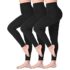 DDOBB 2 Pack Leggings for Women High Waisted Black Gym Leggings with Pockets Tummy Control Stretchy Pants Trousers for Fitness Yoga Running Regular Plus Size(Black*2 S-M) – Sports leggings