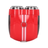 Best Sale on Small Beard Trimmer, 10300rpm Electric Mini Beard Shaver IPX7 Waterproof Curved Net Wet Dry Dual Use for Travel (Red) – Only 2.25!