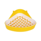 Best Discount on Small Toilet 1PCS Corner Litter for Animal Small Animals Beauty Tools Spa Night (yellow, One Size) – Only 0.04!