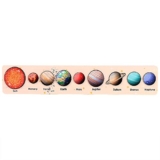 Best Sale on Solar System Wooden Puzzle for Toddlers Educational Space Toy Montessori Preschool Learning Activity Early Development Kids Toy (H, One Size) – Only 0.09!