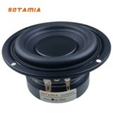 Best Sale on SOTAMIA 1Pcs 4.5 Inch Woofer Audio Speaker 4Ohm 30W Low Frequency Hifi Music Home Theater Bass DIY Bluetooth Speaker Bookshelf – Only 17.89!