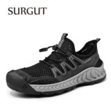 Best Discount on SURGUT Summer Sneakers Breathable Loafers Mesh Men Casual Shoes Fashion Lightweight Men’s Shoes Outdoor Non-Slip Walking Shoes – Only 30.89!