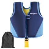 Swim Vest for Kids, Premium Neoprene Swim Vest for Children, Toddlers Swim Buoyancy Aid with Safety Strap and Removeable Floats for Boys Girls – Blue/Pink – Swim vest for kids