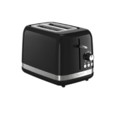 Tefal Soleil 2-Slice Toaster – 7 Browning Levels, Variable Width Slots, High-Lift Lever, Stop/Defrost/Reheat Functions, Removable Crumb Tray, in Glossy Premium Black – TT3028G0 – Toaster
