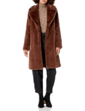 The Drop Women’s Kiara Loose-Fit Long Faux Fur Coat, Chocolate, XXL, Plus Size – Plus size faux fur coat