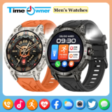 Best Sale on Time Owner smartwatch LED flashlight compass high-definition screen waterproof monitoring heart rate Bluetooth call men’s watch – Only 20.89!