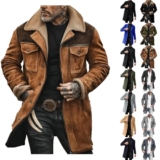 Today’s Deals: Men’s Long Waterproof Trench Coat – Casual Winter Jacket – Trench coat for men
