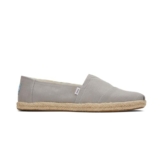 TOMS Men’s Alpargata Rope Loafer Flat, Medium Grey, 8 UK – Espadrille shoes