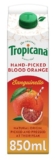 Tropicana – Sanguinello Blood Orange Juice – Award Winning – No Added Sugar – From Pure Pressed Fruit Juice, Contains Vitamin C – Breakfast Drinks – 850ml – Fresh orange juice