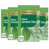Twinings Pure Green Tea 80 Tea Bags (Pack of 4 x 20 Tea Bags) – Green tea
