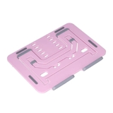 Best Sale on Vikye Laptop Stand, Non Slip Double Sided Usable Stand Lifter, Desktop Height Adjustable Foldable Laptop Stand Compatible with 10 to 17.3 Inches Computer (Pink) – Only 2.25!