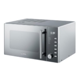 VYTRONIX VY-C900M 900W Digital Microwave Oven | Freestanding Microwave with 5 Power Levels, Clock & Timer Function | Silver Microwave with Mirrored Front, 25 Litre Capacity – Microwave oven