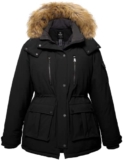 Wantdo Women’s Plus Size Winter Coat Water-Repllent Puffer Jacket Warm Thicken Parka Overcoat with Removable Fur Hood Black 22 – Plus size parka