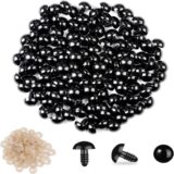 Best Deal on Wholesale 50pcs 5-24mm Eyeball Doll Accessories Black Plastic Plush Safety Eyes Amigurumi for Toys DIY Funny Toy Eyes Animal – Only 0.50!