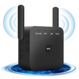 WiFi Extender for Large Homes: 3800sq.ft Long Range – 4 Antennas + 45 Devices | Instant Boost with Ethernet Port & Parental Controls | UK Plug White (2025 Smart Signal Booster) – WiFi range extender