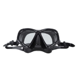 WINH Swim Goggles, Anti Fog Diving Glasses Silicone Straps Tempered Glass Lens for Replacement (Black) – Swim goggles