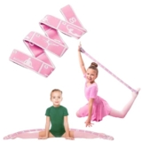 Best Sale on Yoga Strap, Yoga Straps For Stretching Stretch Bands For Flexibility Multi-Loop Stretching Strap Yoga Strap With 8 Loops For Yoga, Pilates, Dance, Flexibility Training(1pc-Pink) – Only 2.46!